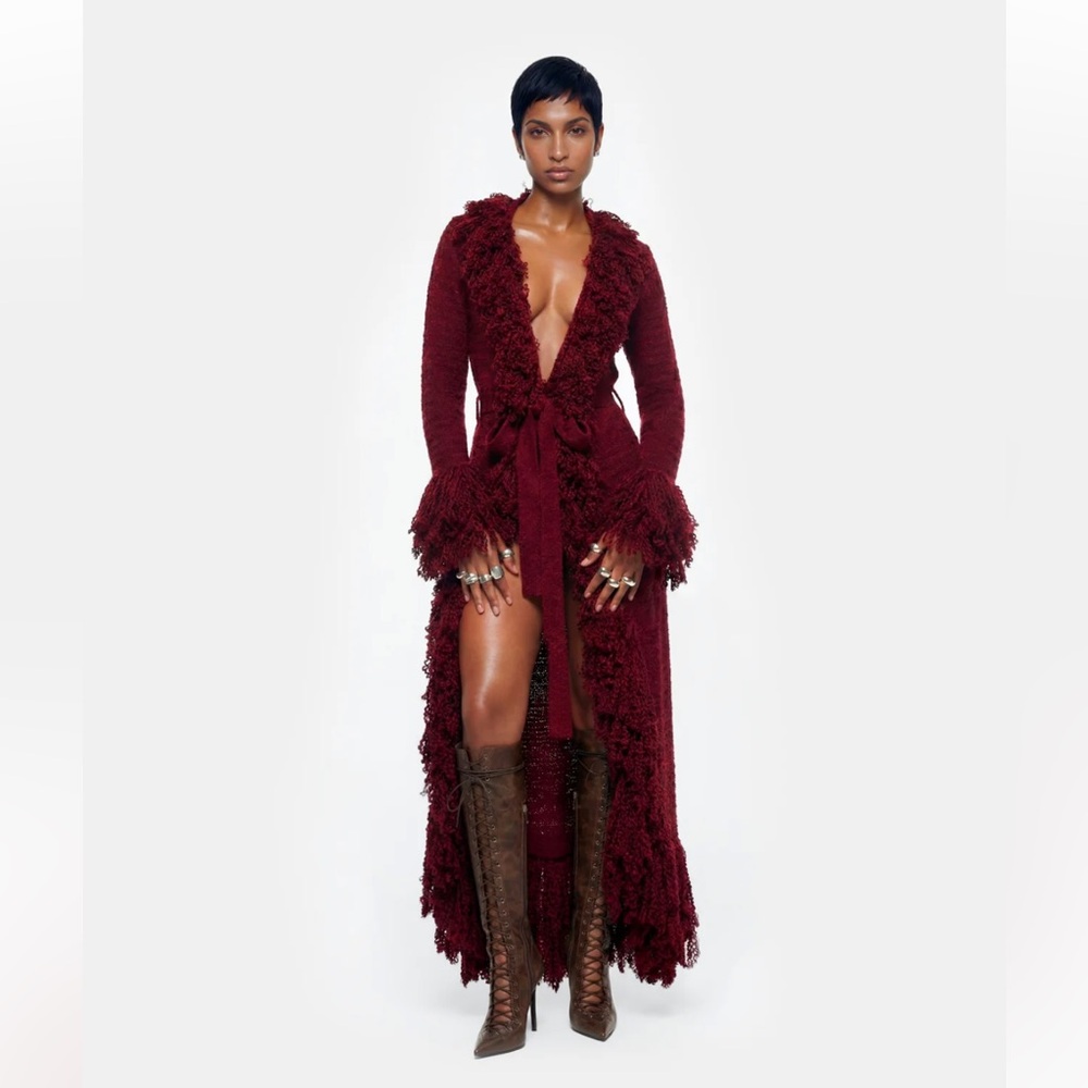 MILA KNIT CARDIGAN DRESS